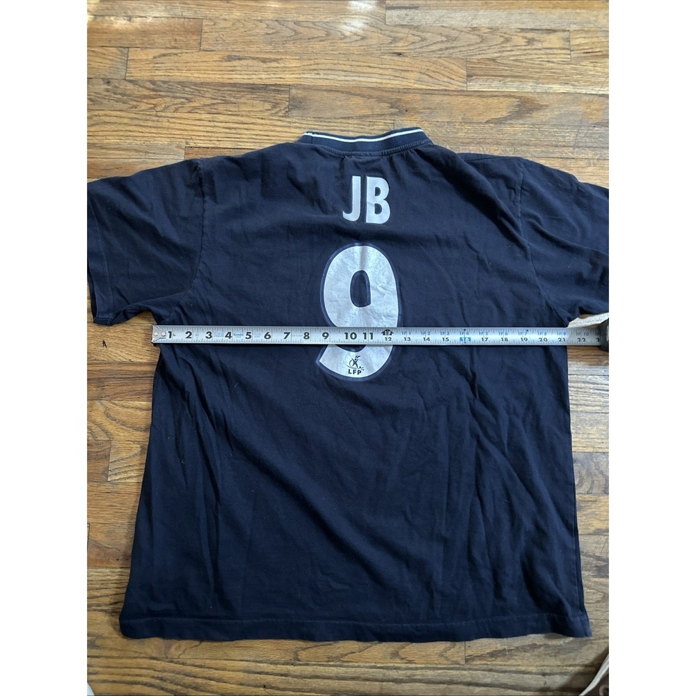 Vintage Paris Saint-Germain Mens T-Shirt Blue Size M Logo Cotton Comfy 2003 Y2K - Picture 7 of 10